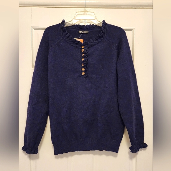 BTFBM Navy Blue Ultra-Soft Sweater - Picture 1 of 5